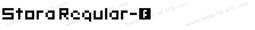 Stora Regular字体转换